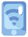 Social media wifi, icon Royalty Free Stock Photo