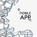 Social mobile app digital connected