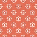 Social network circle seamless pattern isolated on color background Royalty Free Stock Photo