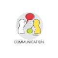 Social Network Communication People Chat Icon Royalty Free Stock Photo