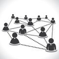 Social Network concept Royalty Free Stock Photo