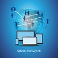 Social Network Concept Royalty Free Stock Photo