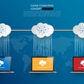 Social network infographics with icons set. vector. illustration Royalty Free Stock Photo