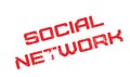 Social Network rubber stamp