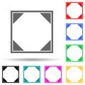 social network sign icon. Element of simple icon for websites, web design, mobile app, info graphics. Thick line icon for website