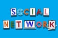 Social Network Social Medai Technology Connected Concept