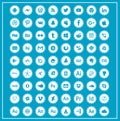 Social networking icons group