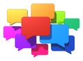 Social networking and internet messaging concept Royalty Free Stock Photo