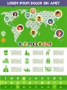 Social Networks Users infographics