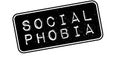 Social Phobia rubber stamp