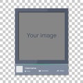 Social photo frame. Contacts template framework. Insert your pi