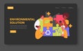 Social Responsibility. Flat Vector Illustration