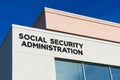 Social Security Administration sign on field office building