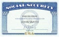 social security card SSN Royalty Free Stock Photo