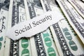 Social Security Royalty Free Stock Photo