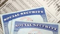 Social Security and retirement income Royalty Free Stock Photo