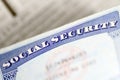 Social Security and retirement income Royalty Free Stock Photo