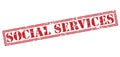 Social services red stamp