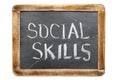 Social skills fr Royalty Free Stock Photo