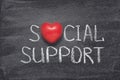 Social support heart