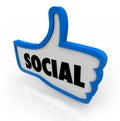 Social Thumb's Up Network Communication