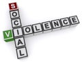 Social violence crosswords