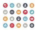 Social Web Icons // Classics Series Royalty Free Stock Photo