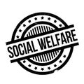 Social Welfare rubber stamp Royalty Free Stock Photo