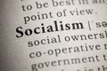 Definition of the word socialism Royalty Free Stock Photo