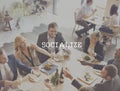 Socialize Community Network Society Unity Group Concept Royalty Free Stock Photo