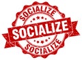 socialize seal. stamp