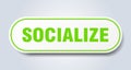 socialize sticker.