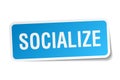socialize sticker