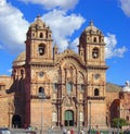 Society of Jesus church Plaza de Armas Cuzco Peru in City of Cuzco, in Peru.