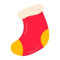 sock christmas gifts fireplace sweets icon element