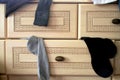 Sock drawer Royalty Free Stock Photo