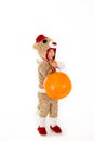 Sock Monkey Halloween Costume Royalty Free Stock Photo