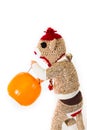 Sock Monkey Halloween Costume Royalty Free Stock Photo