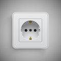 Socket, . Electrical outlet. Royalty Free Stock Photo