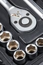 Socket wrench set Royalty Free Stock Photo