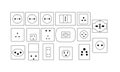 Sockets Royalty Free Stock Photo