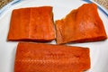 Sockeye Salmon fillet Royalty Free Stock Photo