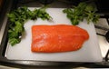 Sockeye salmon fillet Royalty Free Stock Photo