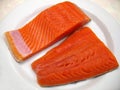 Sockeye Salmon Fillets Royalty Free Stock Photo