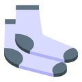 Socks donation icon, isometric style Royalty Free Stock Photo