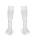 Socks Front View on white background Royalty Free Stock Photo