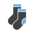 Socks icon vector image.