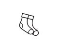 Socks icon vector logo design template Royalty Free Stock Photo