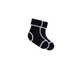 Socks icon vector logo design template Royalty Free Stock Photo