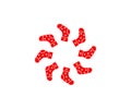 Socks icon vector logo design template Royalty Free Stock Photo